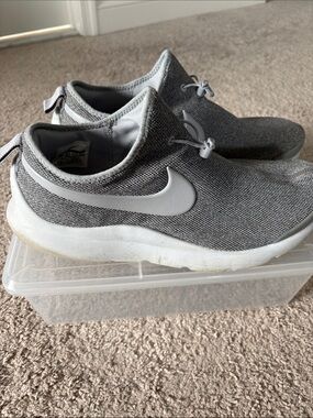 Nike Kids Gray Slip-On Sneakers